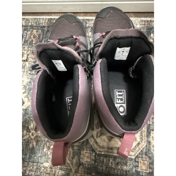 Mint Oboz Arete Waterproof Corduva Purple Black Trail High Top Sneakers 7.5 - Picture 5 of 8